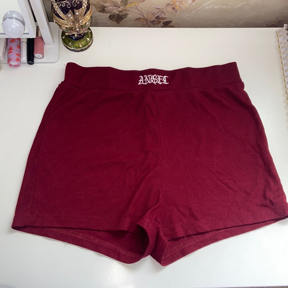 Red angel shorts